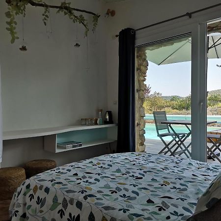 Chez Nathalie Et Raphael Bed & Breakfast Grane Exterior foto