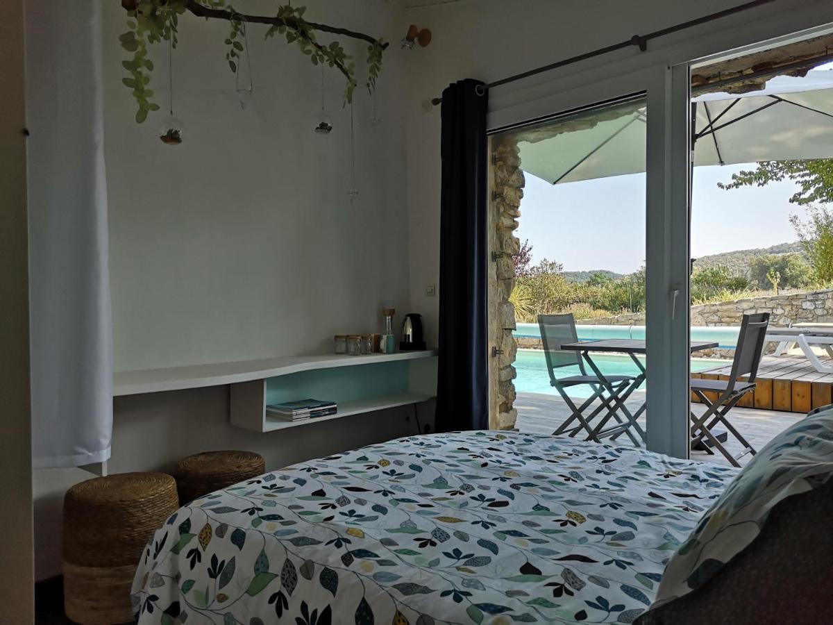 Chez Nathalie Et Raphael Bed & Breakfast Grane Exterior foto